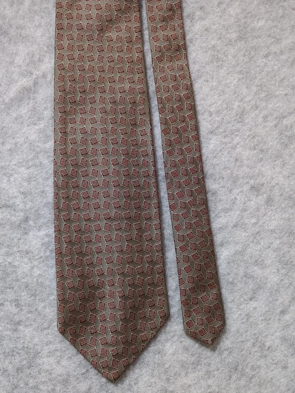 Vintage Polo Ralph Lauren USA Pure Silk  Geometric Tie
